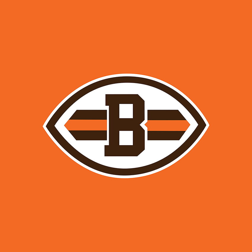 iPad avec les logos de l'équipe des Cleveland Browns, logo football browns Fond d'écran de téléphone HD