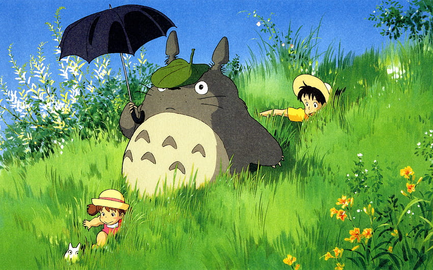 My Neighbor Totoro, класическо аниме 5120x2880 U, totoro aesthetic HD тапет