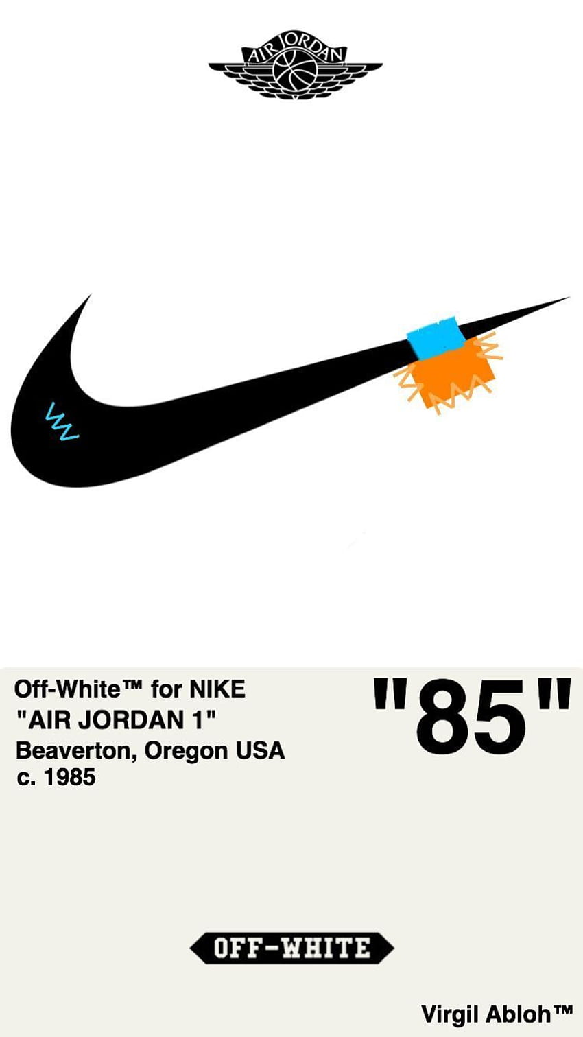 Nike Off White, Jordan 1 Off White fondo de pantalla del teléfono | Pxfuel