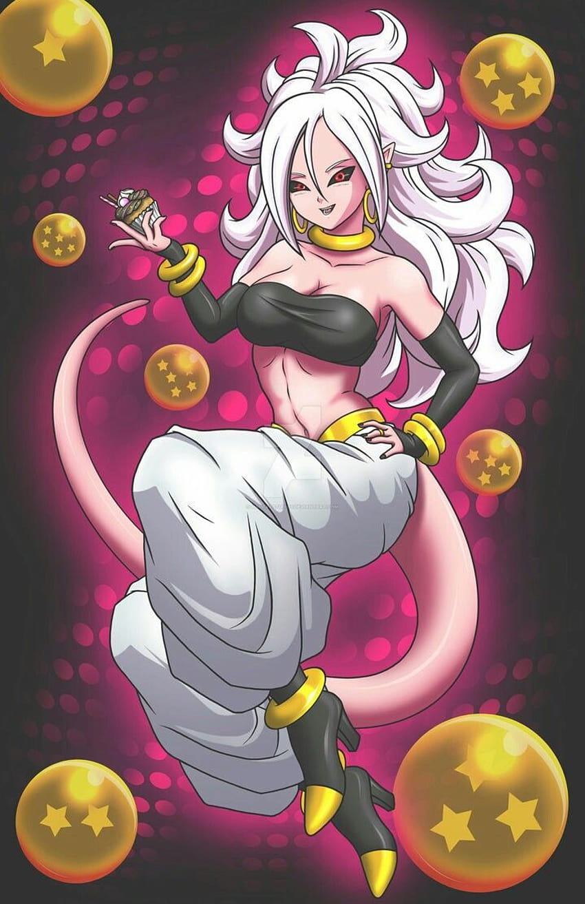Majin android 21 by Madcatstudios on deviantart, dbz android 21 HD phone wallpaper