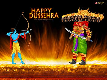 Happy Dussehra Banner Stock Illustration  Download Image Now  Dussehra  Happiness Navratri  iStock