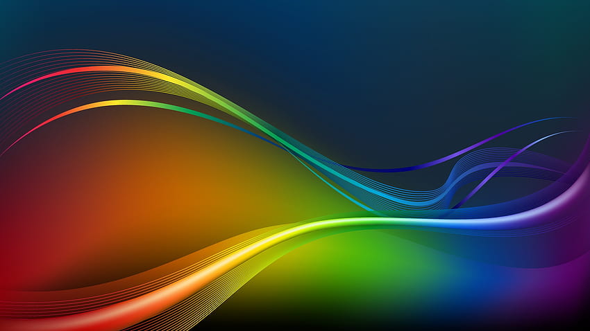 green, red, yellow, blue, wave energy, section abstraction in resolution 1920x1080, blue red green HD wallpaper