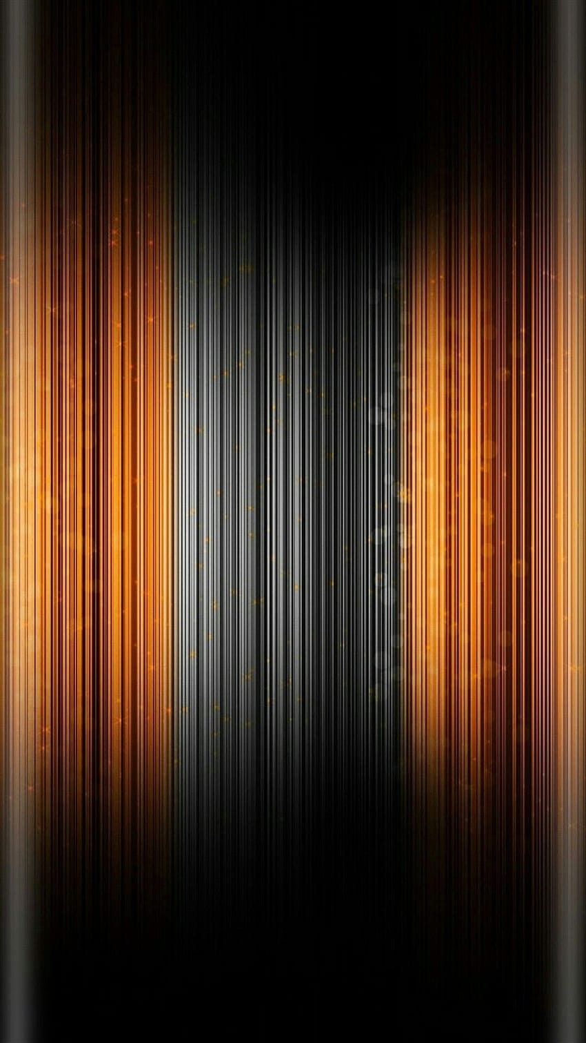 Orange and Black Gradient Abstract and, geometric gradient HD phone wallpaper