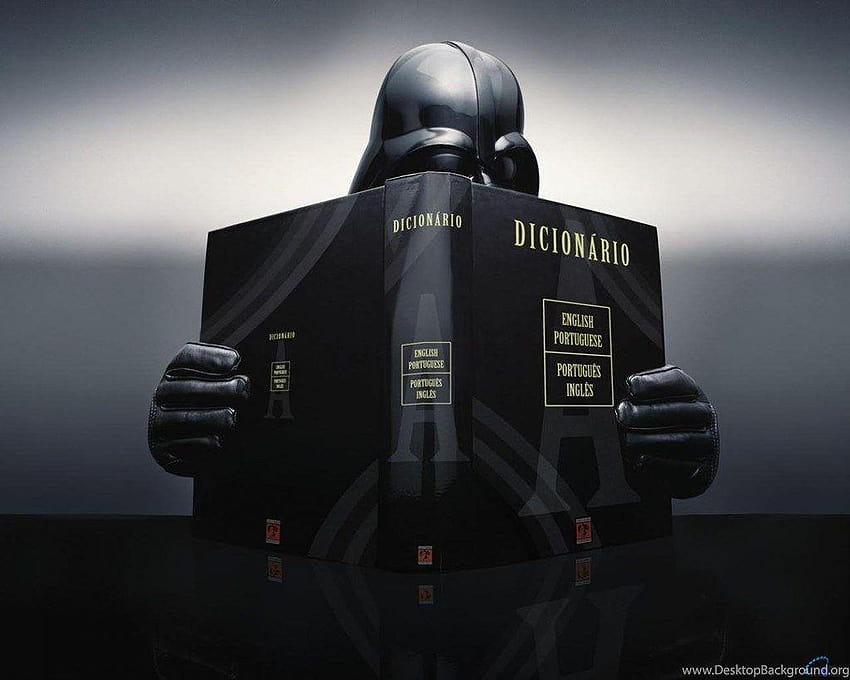 Darth Vader With A Dictionary HD wallpaper