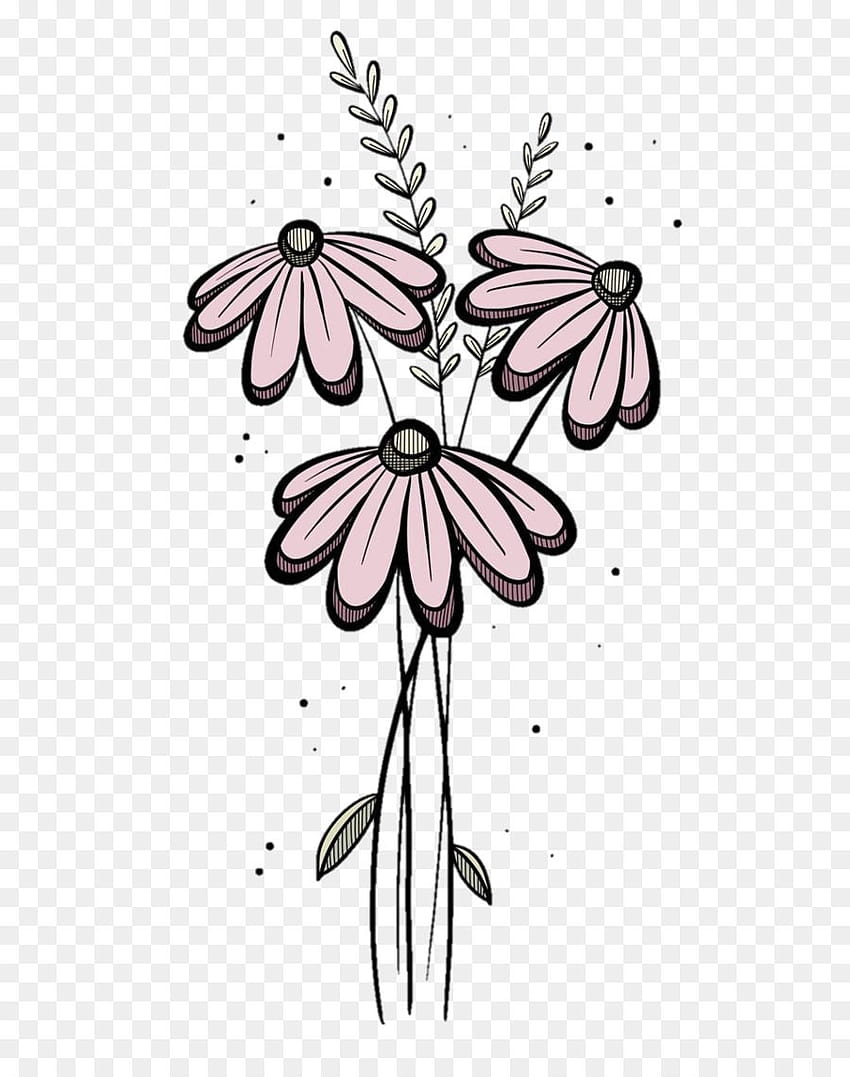 Şeffaf Çiçek Çizimi Tumblr, Klip Art, Clipart Kitaplığındaki Küçük , estetik çiçek çizimi HD telefon duvar kağıdı