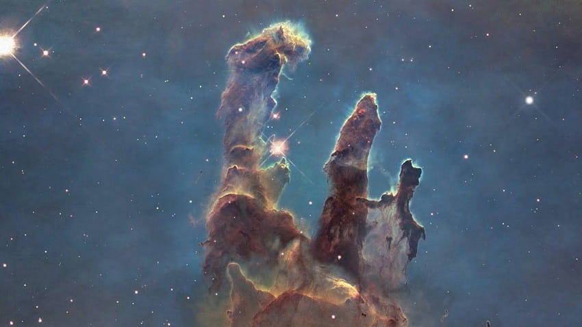 Hubble Telescope Re, pillars of creation HD wallpaper
