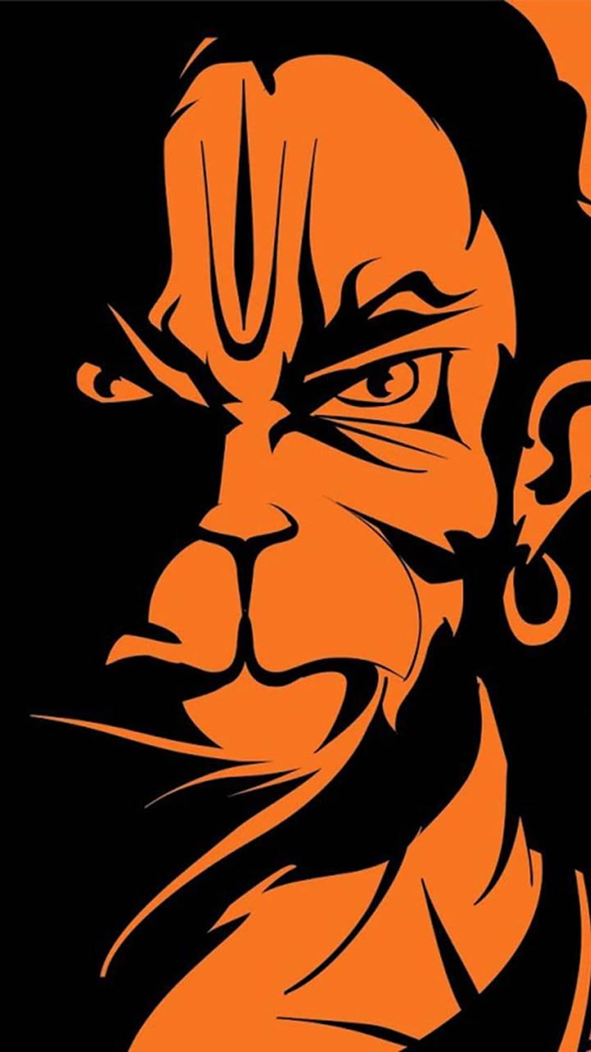 Angry Hanuman by iNavinS, angry hanuman HD phone wallpaper | Pxfuel