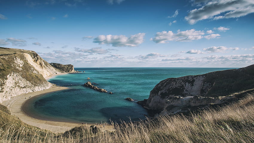Jurassic Coast, Dorset, England, rocks, coastline HD wallpaper