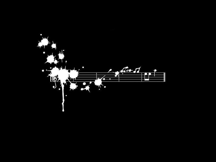 Black Music 로고, 어두운 음악 미학 HD 월페이퍼