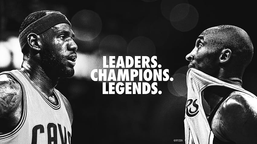 ] My tribute to Kobe and LeBron, the rivalry that never was, lebron vs kobe HD wallpaper