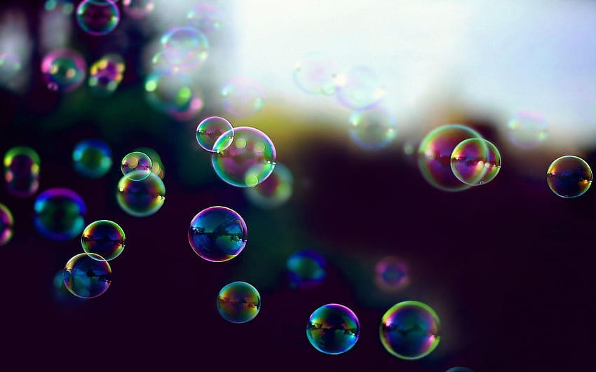 NaPoWriMo Poem Bubbles…, water bubble circle HD wallpaper