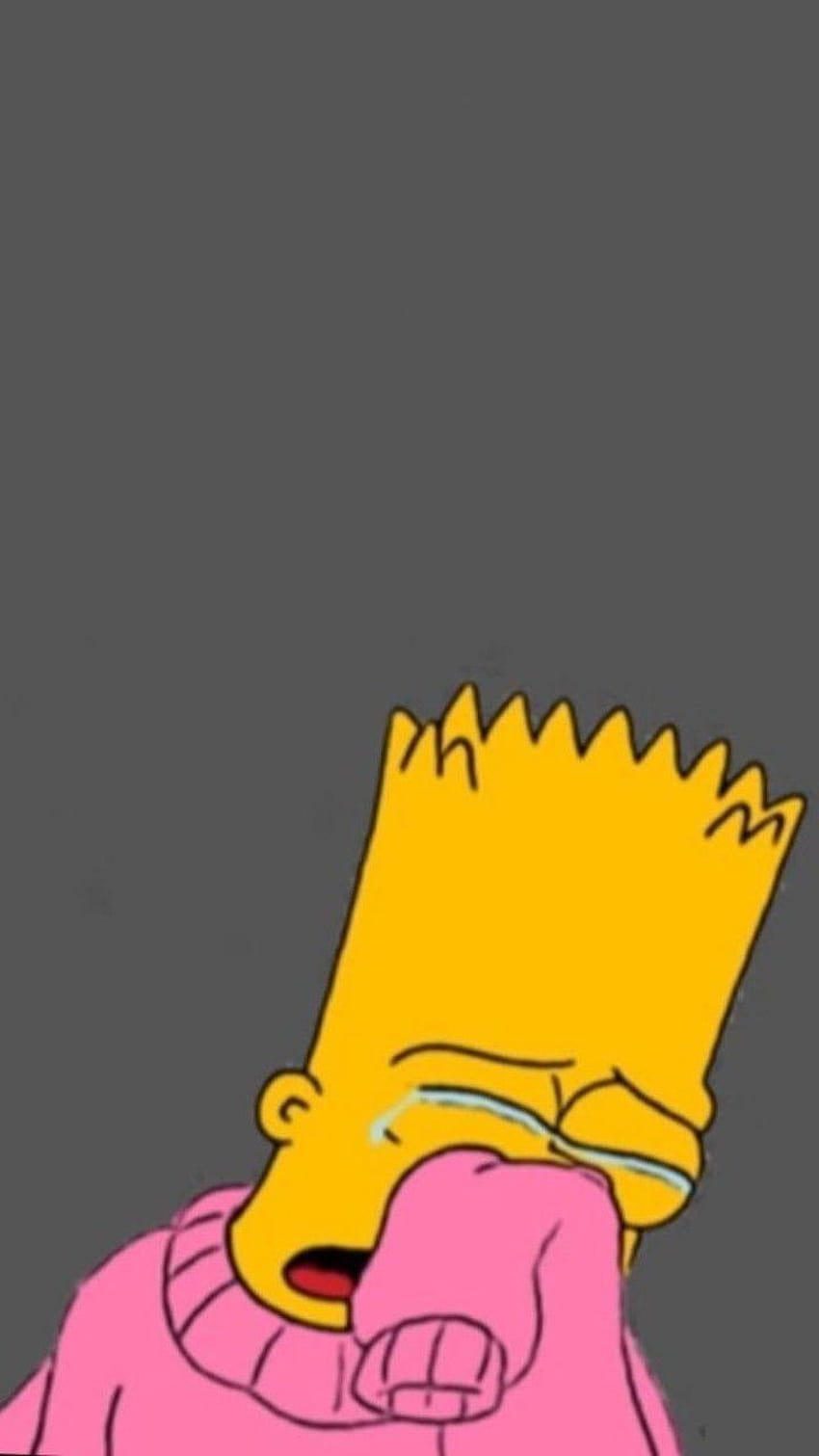 Sad Mood Simpsons Drawings Pin By Kari On H O N E In 2019, sad bart iphone HD тапет за телефон