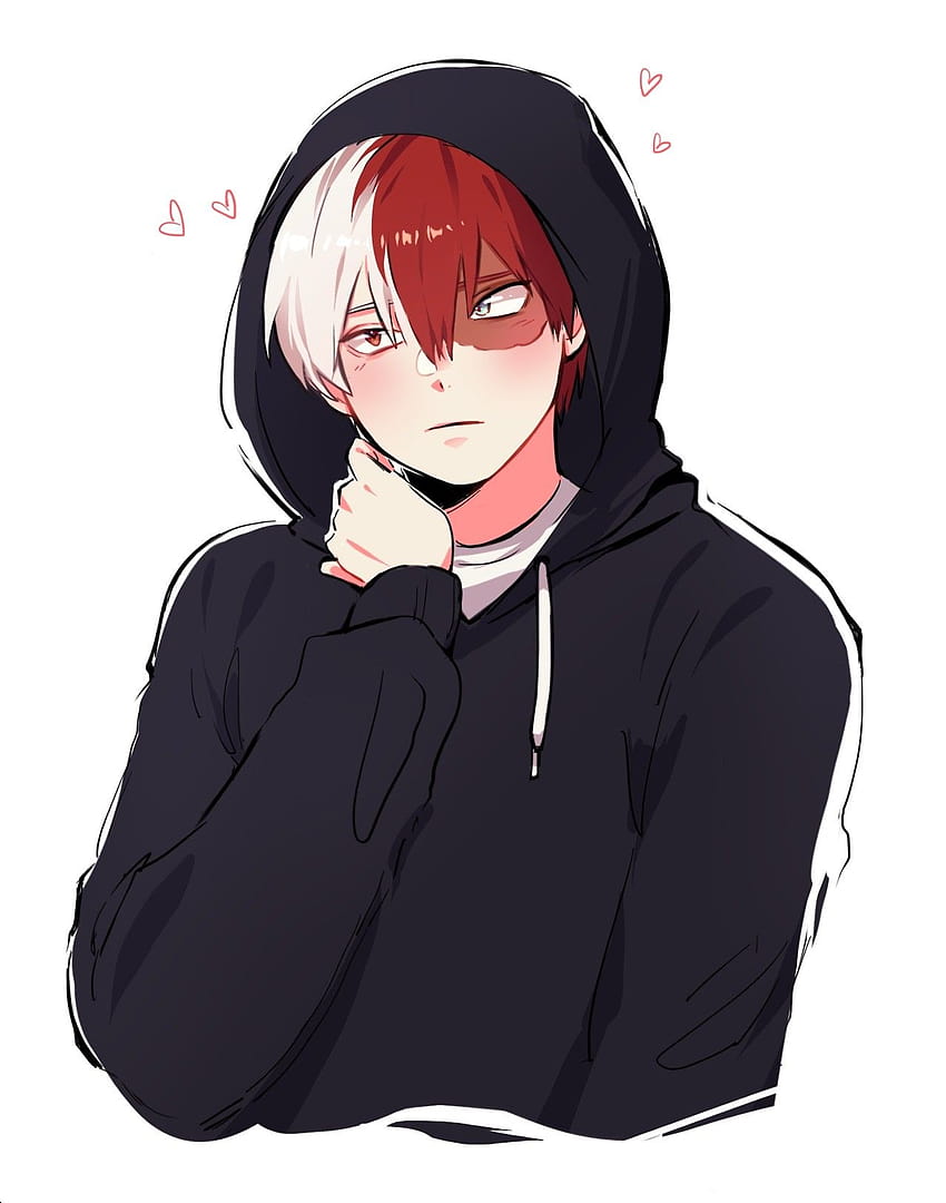 Anime boy shop in hoodie