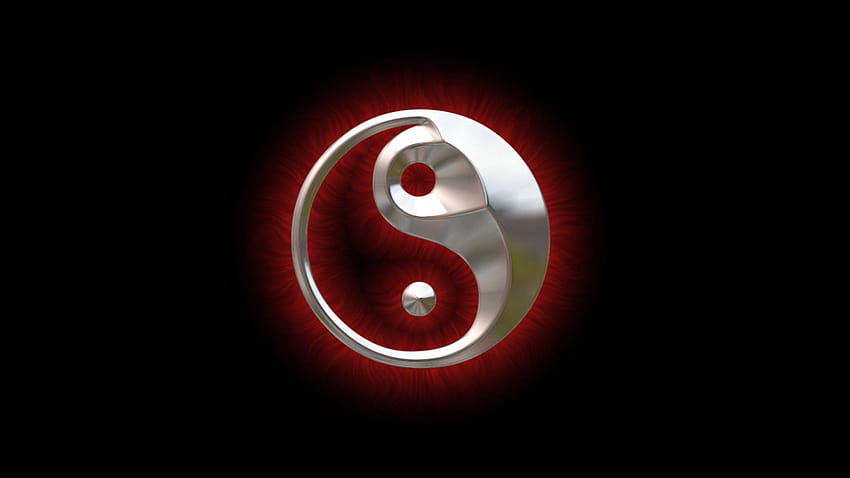 Incredibile drago Yin Yang, incredibile simbolo yin yang Sfondo HD