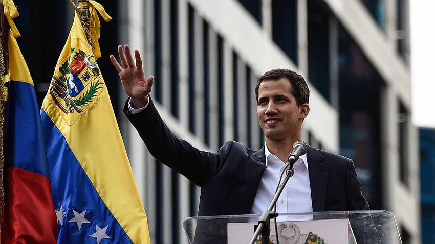 Il venezuelano Juan Guaido dice che prenderebbe in considerazione l'amnistia per Maduro Sfondo HD