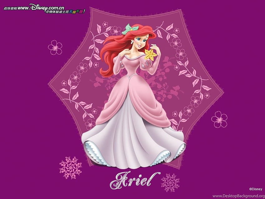 Ariel, A Pequena Sereia Disney Princess ... Fundos, princesa sereia papel de parede HD