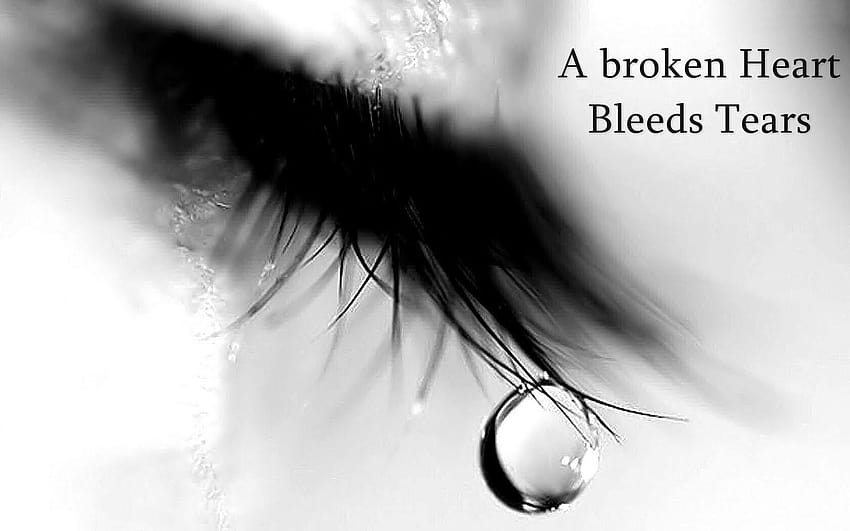 Broken Heart Bleeds Tears Quotes 00764 HD wallpaper
