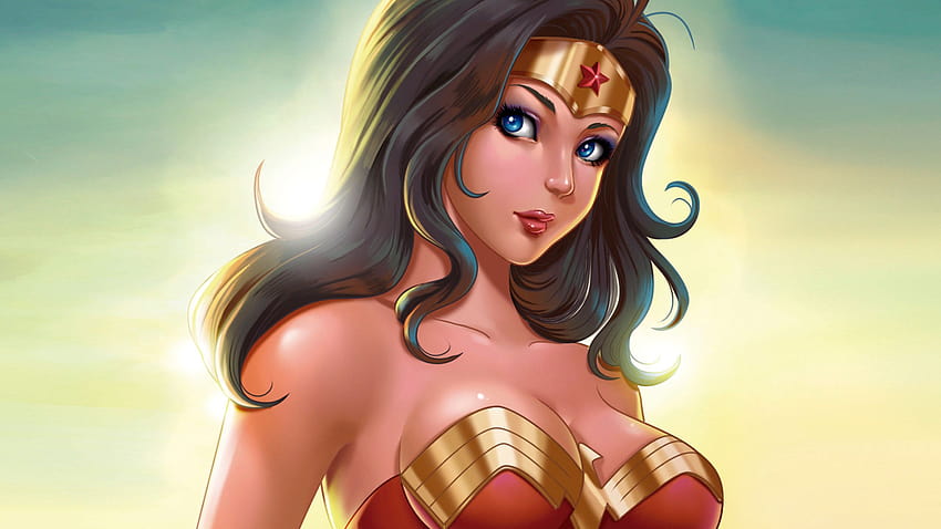 Cute Art Wonder Woman, Superheroes, Backgrounds, and, wonder women cute HD wallpaper