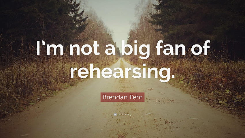 Brendan Fehr Quote: “I'm not a big fan of rehearsing.” HD wallpaper