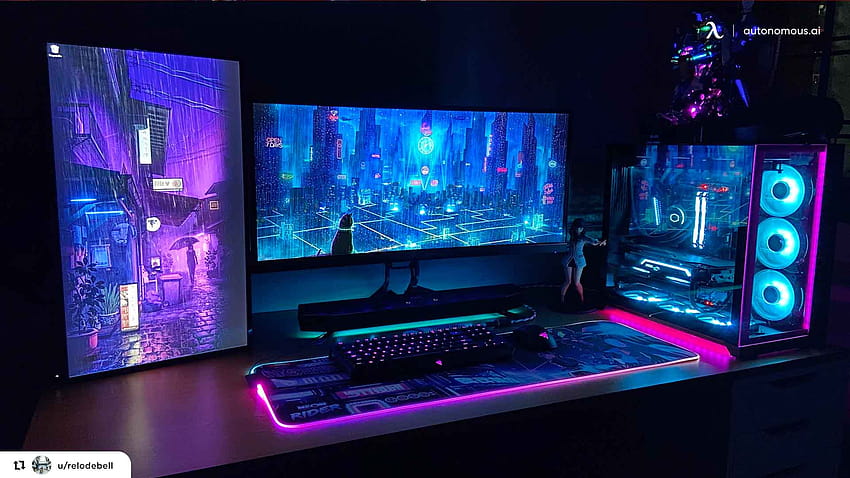 Inspiration and Tips for Your Ultimate Desk Gaming PC Setup! HD wallpaper