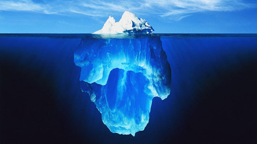Clipe de iceberg plano, terra plana papel de parede HD