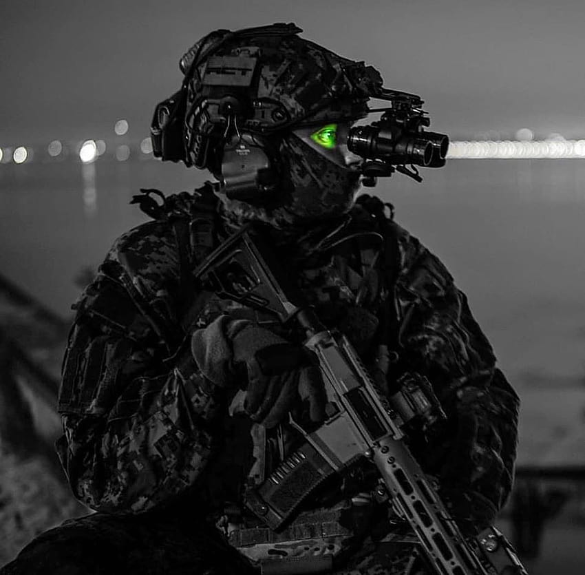 Airsoft Night Vision wysłane przez Christophera Peltiera, noktowizor sił specjalnych Tapeta HD
