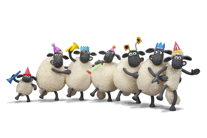 Schafgruppe mit 59 Artikeln, Tumblr Shaun das Schaf HD-Hintergrundbild