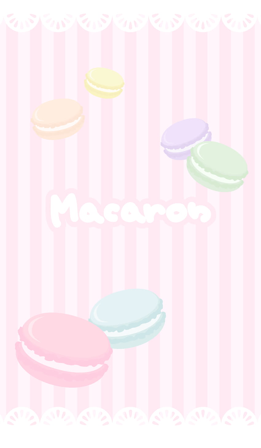 Macaron is princess of sweets. Pop pastel color is very cute. When changing it to pretty Theme, a heart is exci…, winter macaron HD phone wallpaper