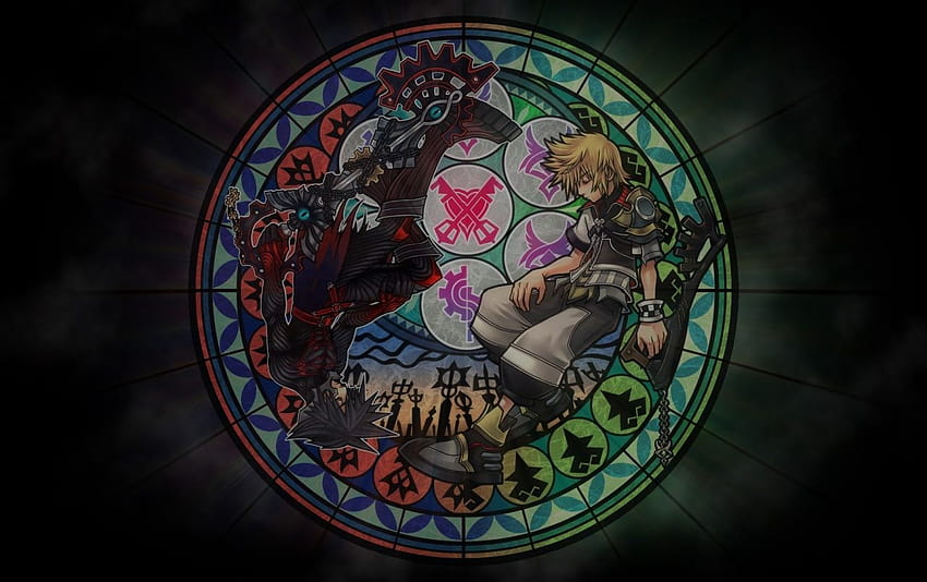 Kingdom Hearts Stained Glass, anime ventus kingdom hearts HD wallpaper