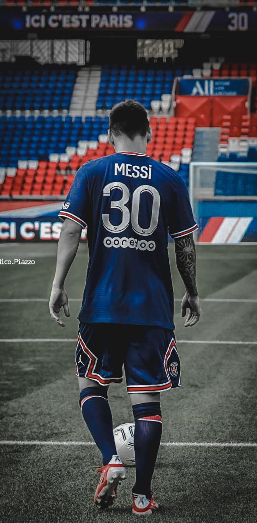 MESSI PSG 30 autorstwa NicoPiazzo2, Paryż Messi Tapeta na telefon HD