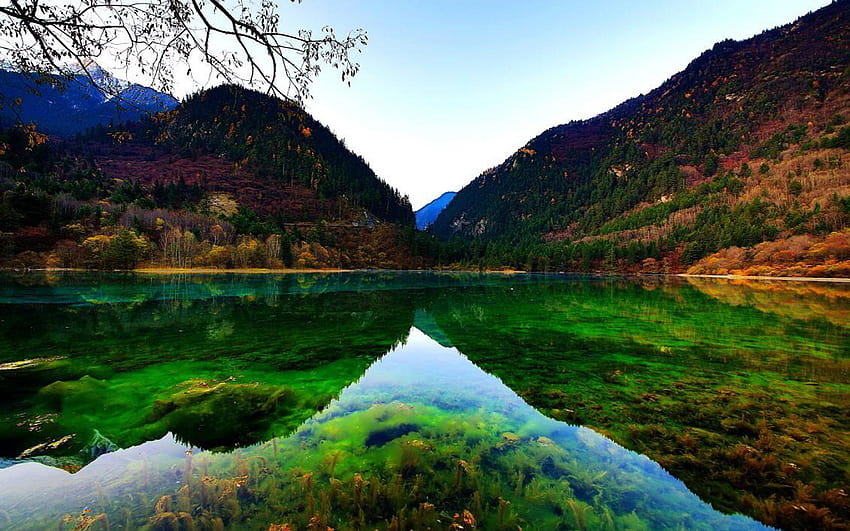 Jiuzhaigou Valley China Backgrounds, jiuzhaigou valley national park HD wallpaper