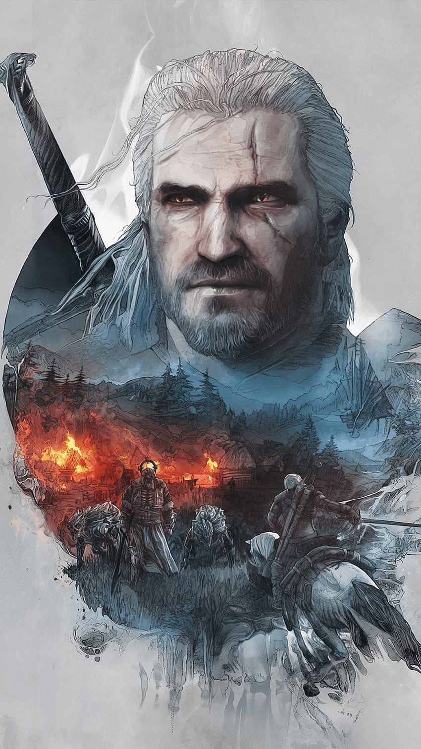 Video Game/The Witcher 3: Wild Hunt, geralt of rivia mobile HD phone wallpaper