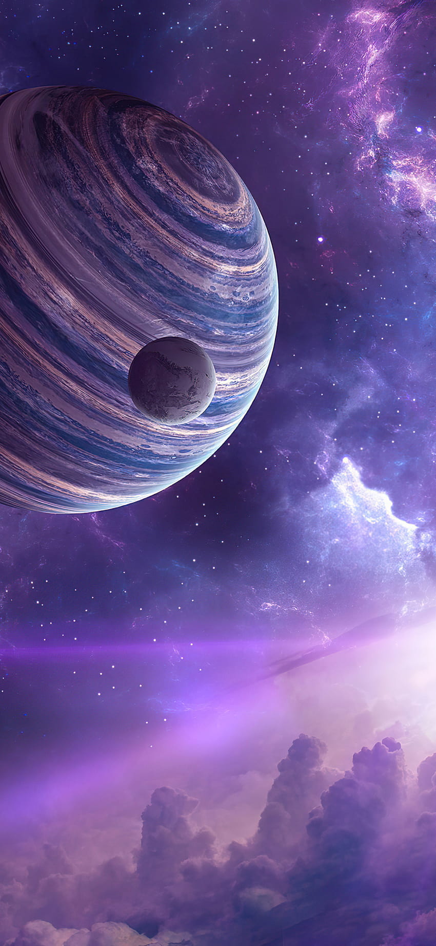 Purple planet wallpaper by Jojok930  Download on ZEDGE  1a4e