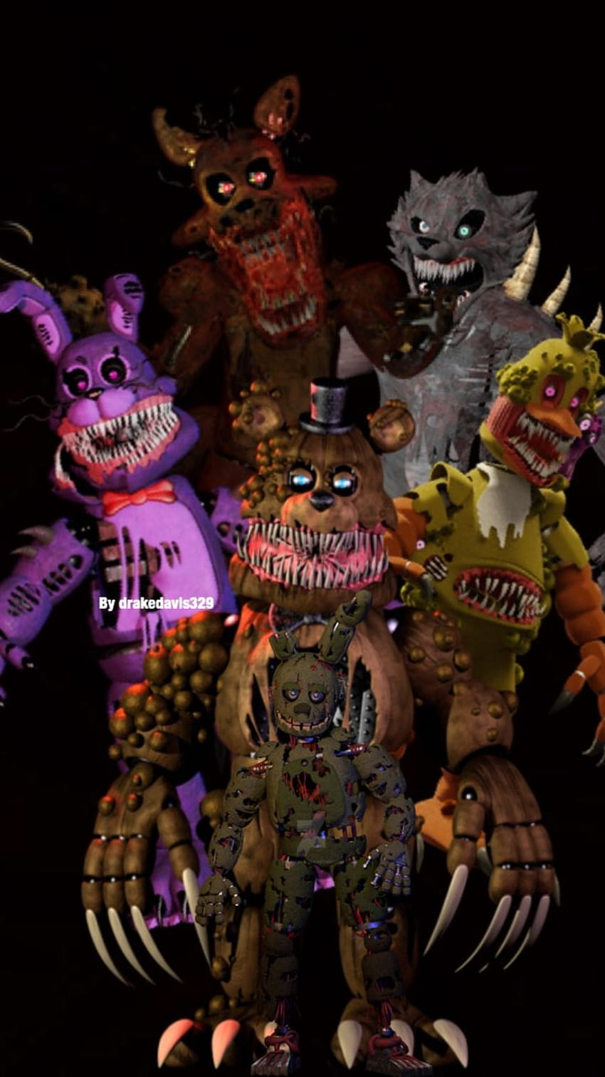 FNAF the Twisted ones by drakedavis329 You look at all twisted ...