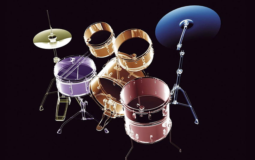 Transparent Drums, drummer HD wallpaper