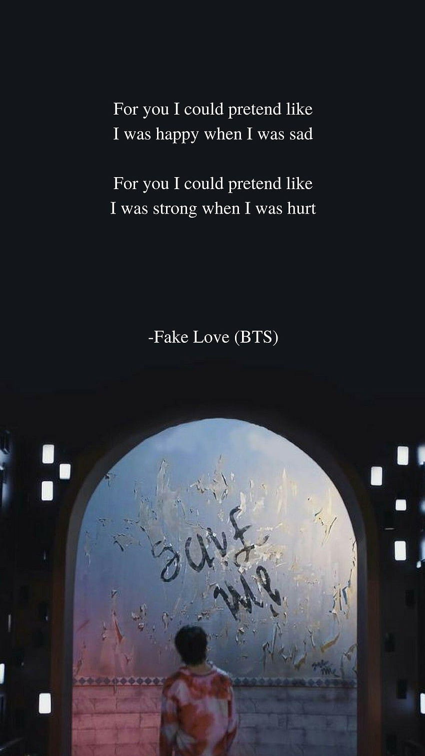 Fake Love by BTS Lyrics, bts songs HD phone wallpaper | Pxfuel
