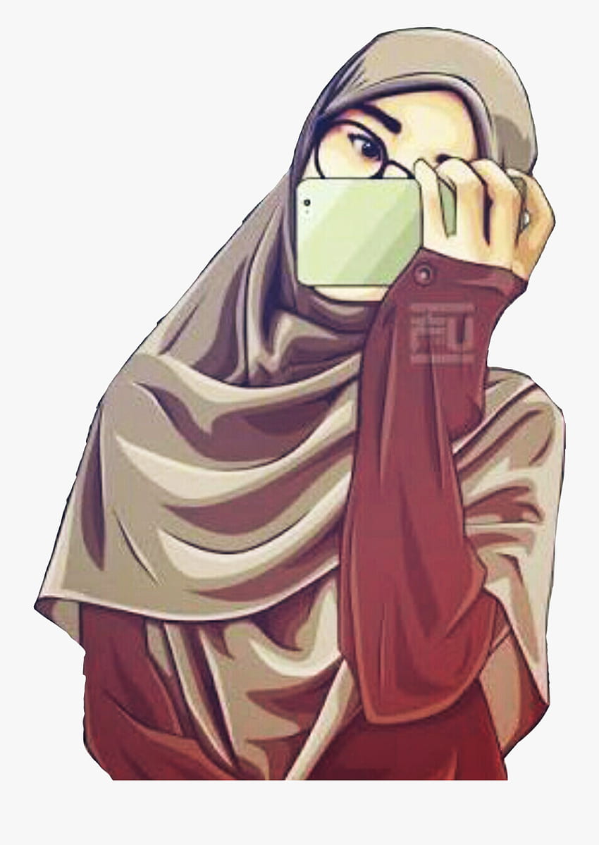 Muslimah, cute hijab anime girl HD phone wallpaper | Pxfuel