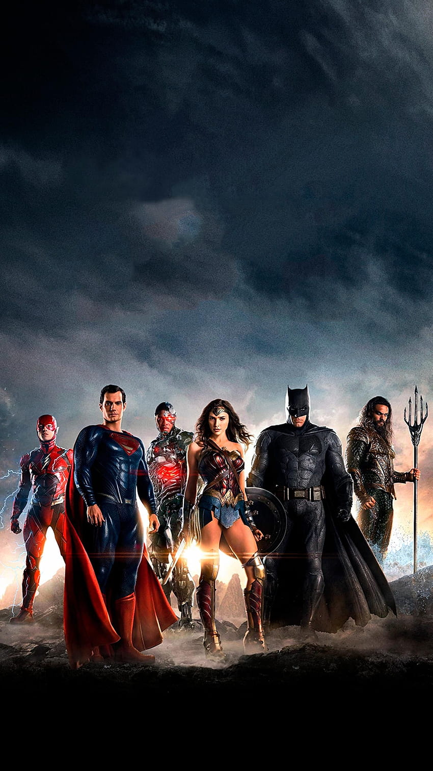 Filmfiguren der Justice League HD-Handy-Hintergrundbild
