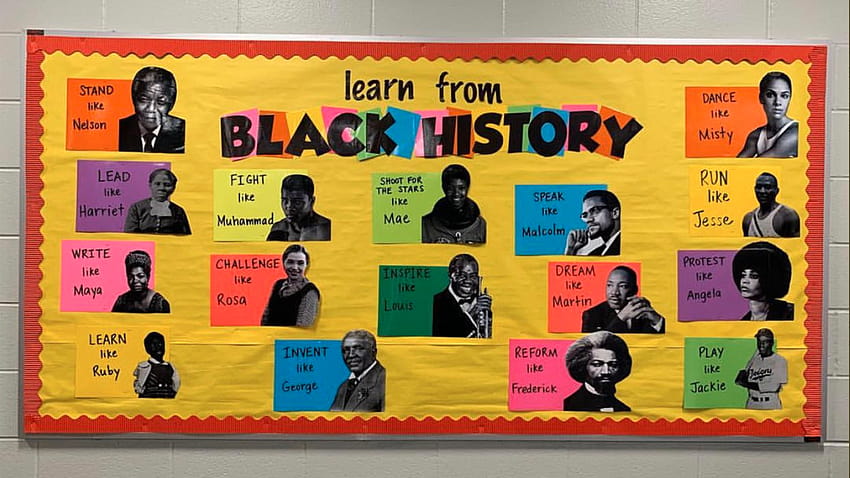 Black History Month Bulletin Board Ideas, storia nera 2022 Sfondo HD