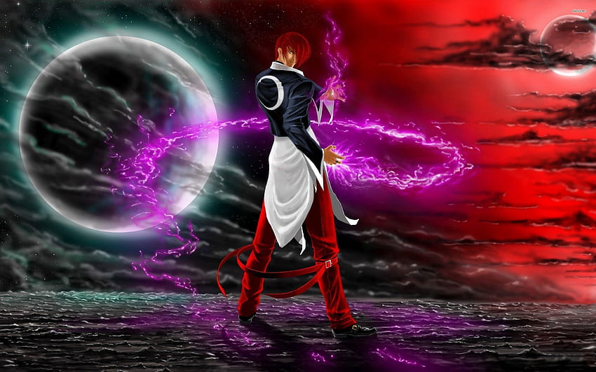 Iori Yagami The King of Fighters XV 4K Wallpaper iPhone HD Phone