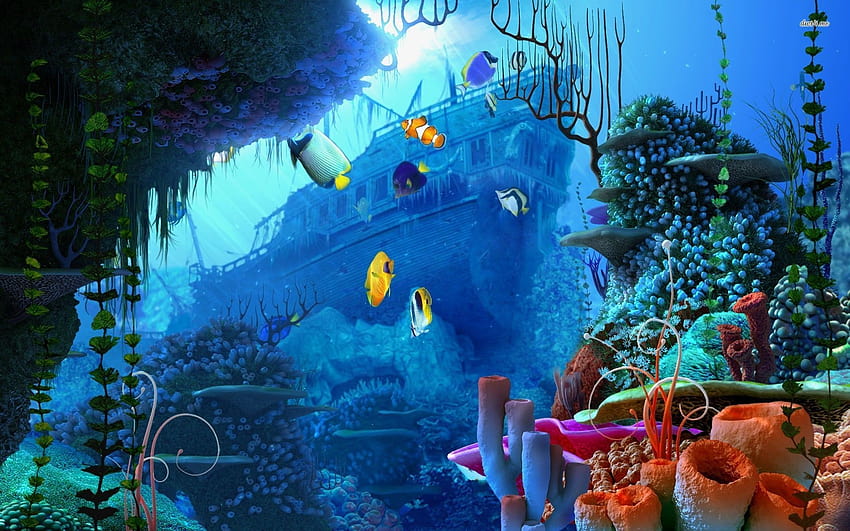 100+] Moving Underwater Wallpapers | Wallpapers.com