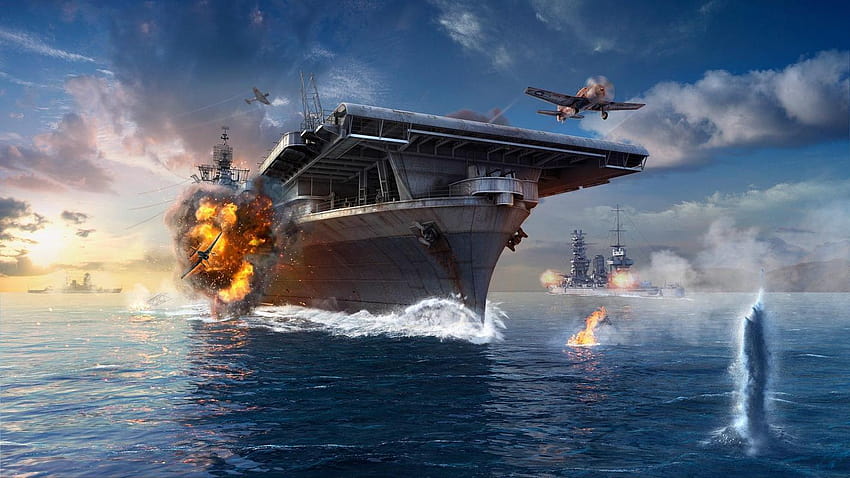 World of Warships na Androida Tapeta HD