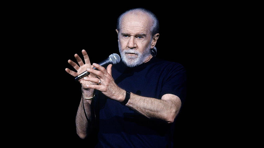 George Carlin Quote: cThe reason I talk to myself is because Im HD wallpaper