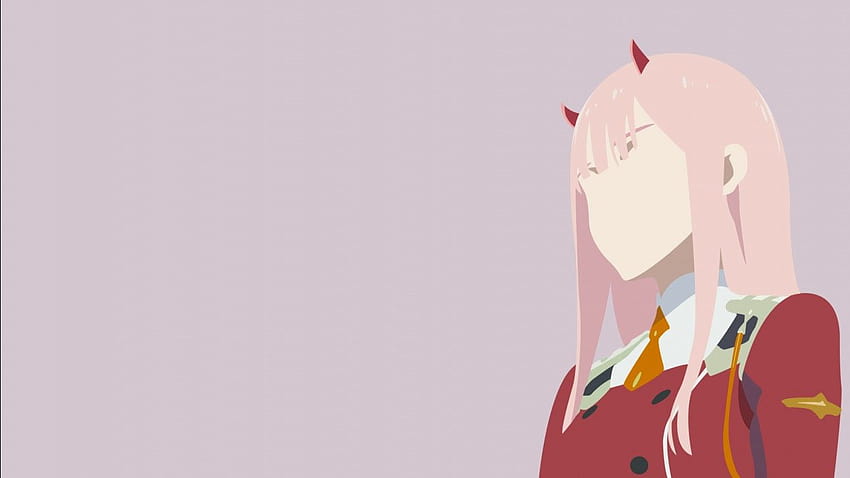 darling in the franxx zero two with light purple backgrounds anime, anime light purple and pink HD wallpaper