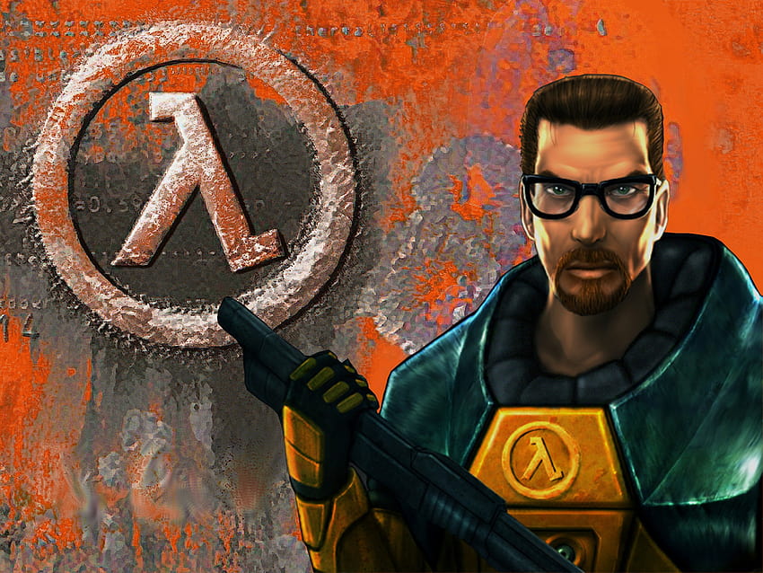 Half-Life logo PNG transparent image download, size: 1200x1254px