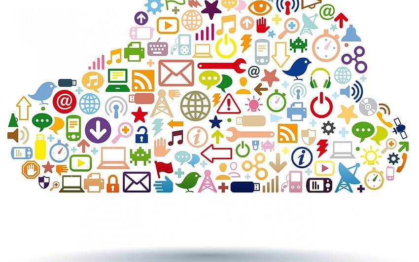 : Social Media, Icons, Design, Internet Backgrounds, social media icon HD wallpaper