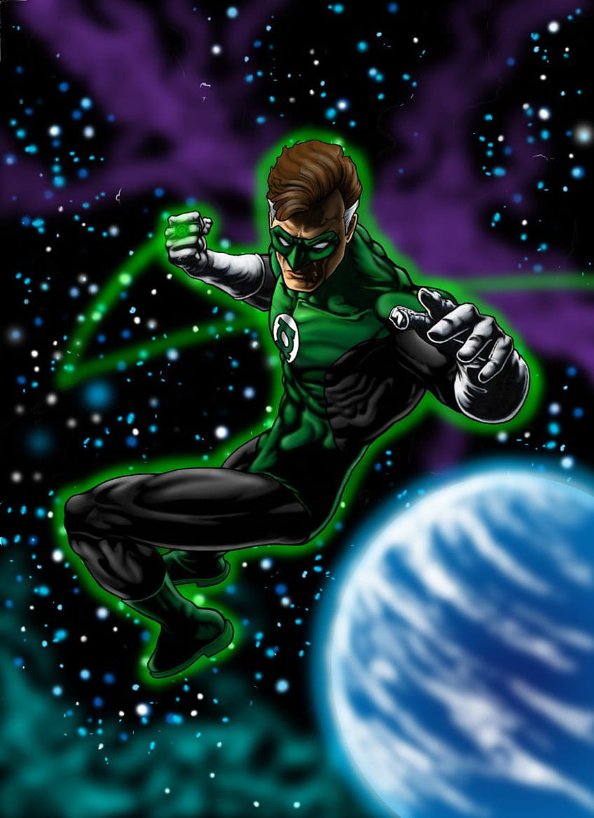 green lantern planet HD phone wallpaper