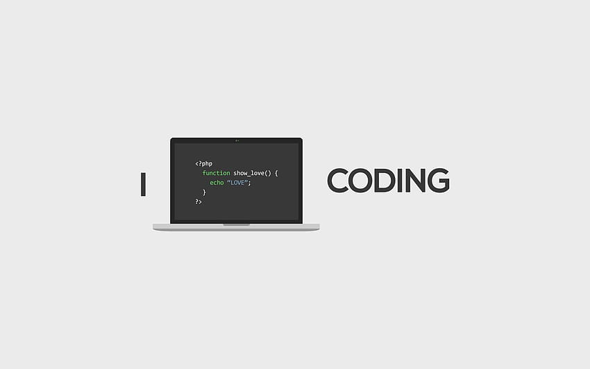 Fixar em Código/Citação/~, programador php papel de parede HD