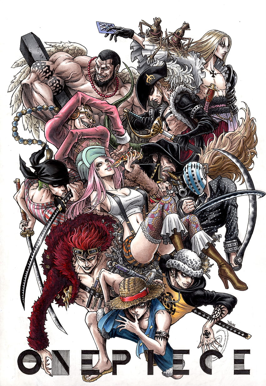 Anime, Roronoa Zoro, One Piece, Trafalgar Law, Monkey D. Luffy, android katakuri HD phone wallpaper