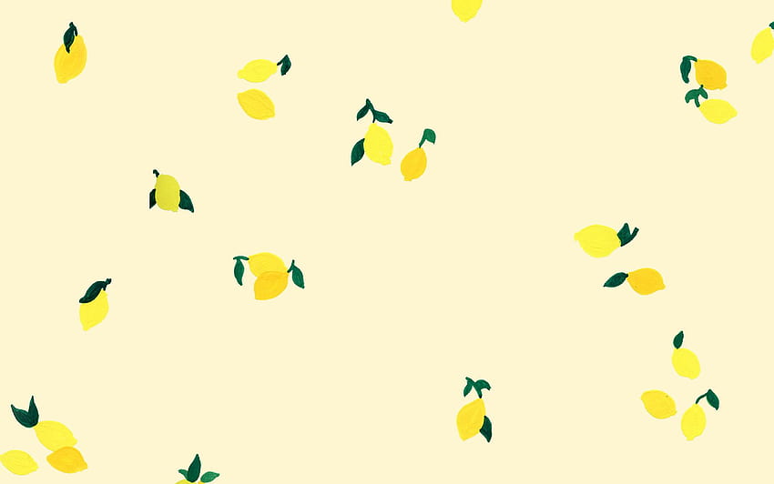 Cute For Computers, aesthetic lemons HD wallpaper